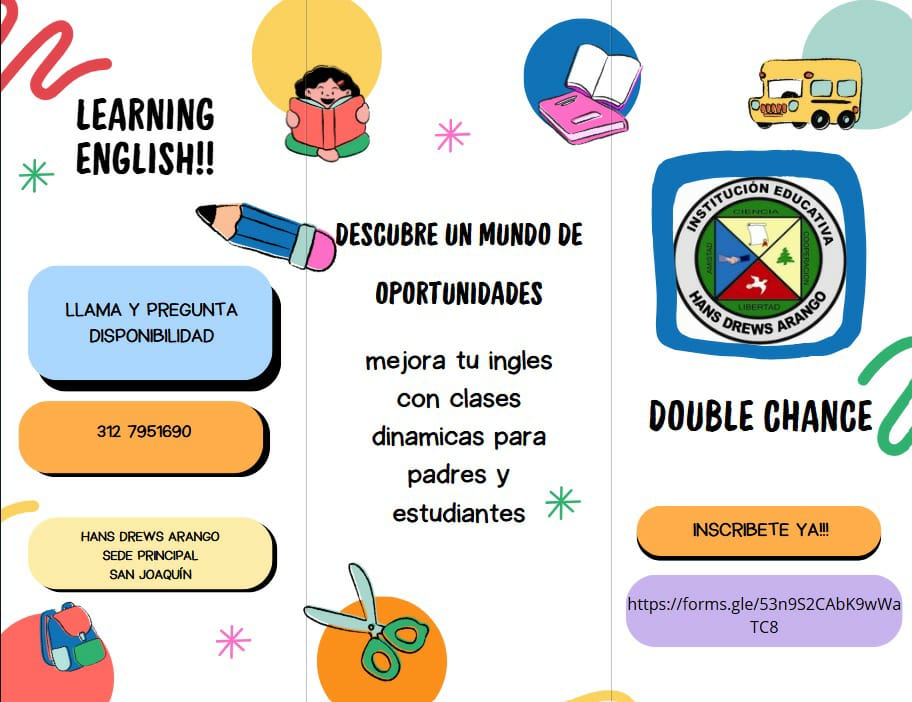 PUBLICIDAD CLASES DE INGLES GRATUITAS PARA ADULTOS DIANA ROC�O MUnOZ