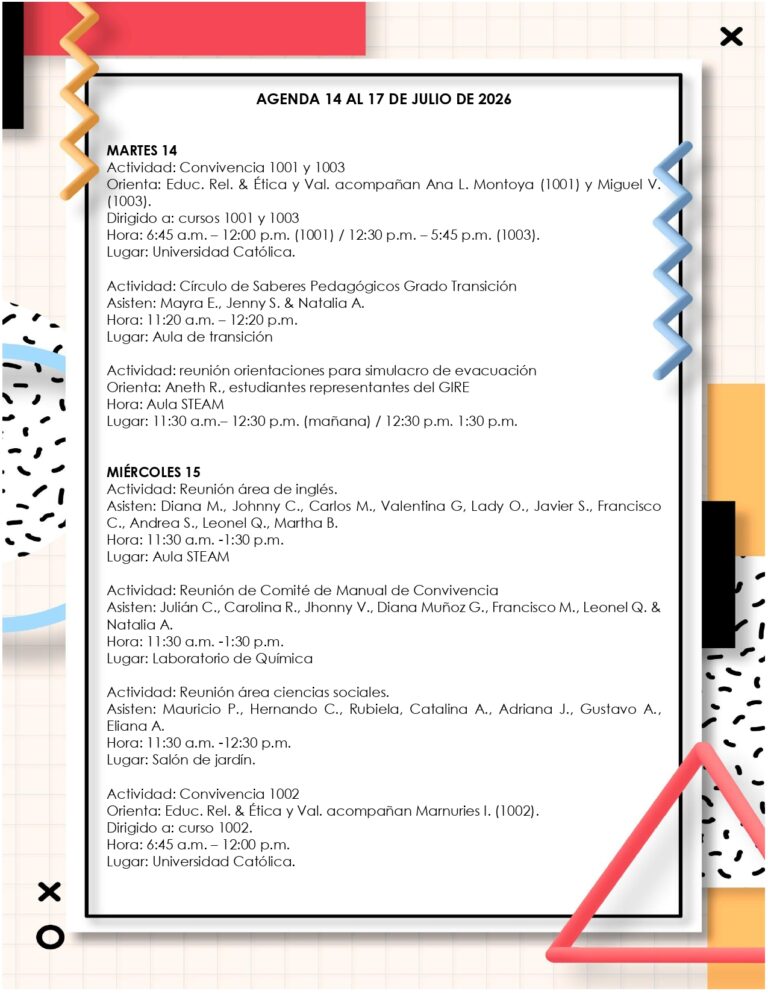 hda agenda 14 al 17 de julio 2026 page 0001
